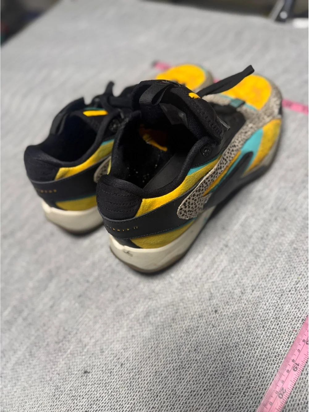 Jordan Why Not? Zer0.1 Yellow & Black Basketball Sneakers